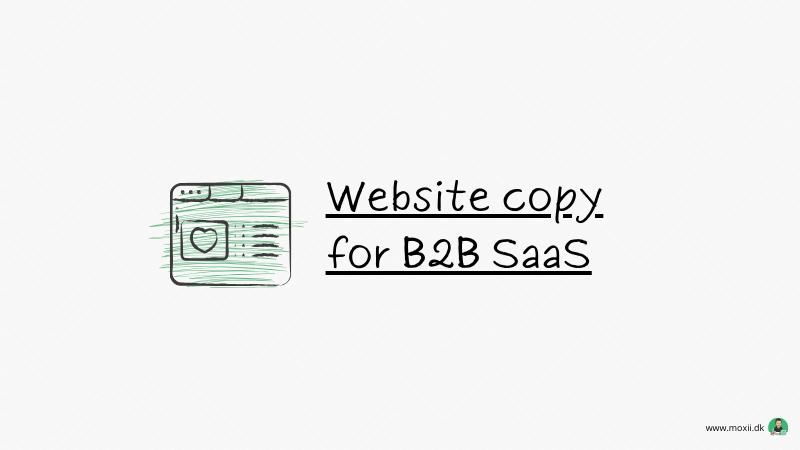 Website copy for B2B SaaS