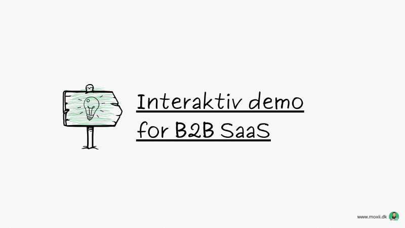 Interaktiv demo for B2B SaaS